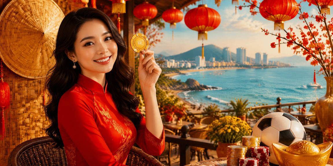 Người dùng tại Vũng Tàu theo dõi cá cược bóng đá với nón lá truyền thống